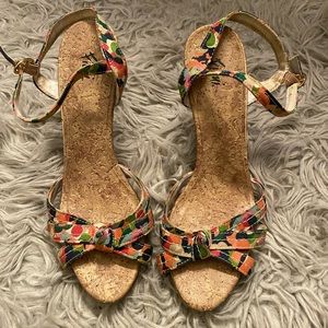 Fiona Floral Heels size 7.5